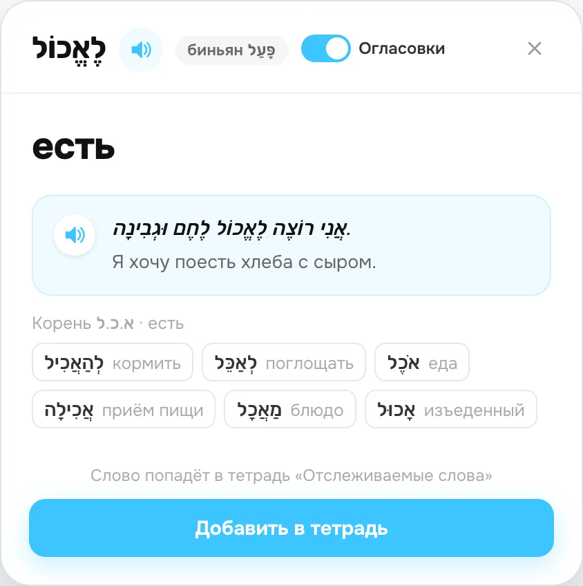 Карточка слова: корень и слова этого корня